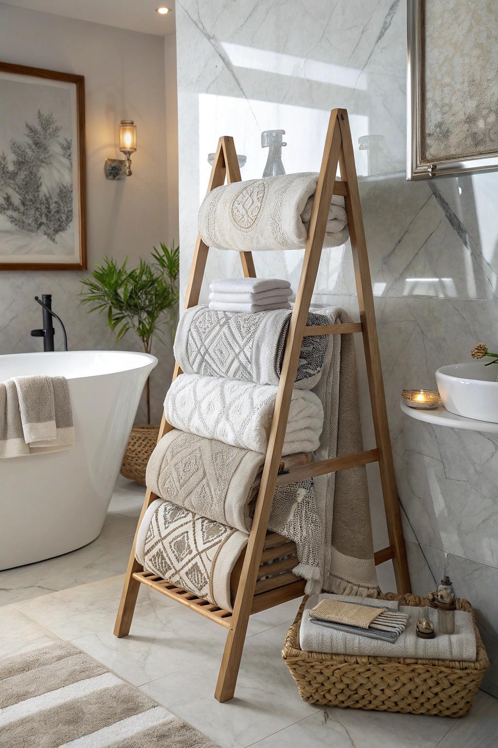 35 Ways to Decorate Your Bathroom with Towels