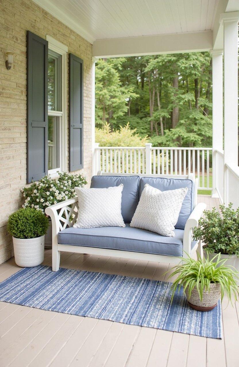 21 Small Front Porch Decorating Ideas for Charm