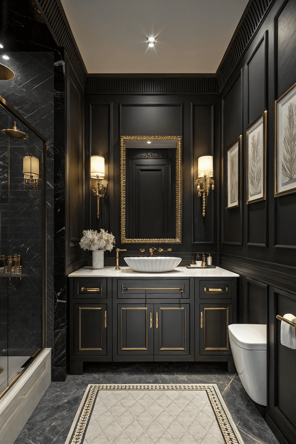 17 Dark Bathroom Ideas To Try