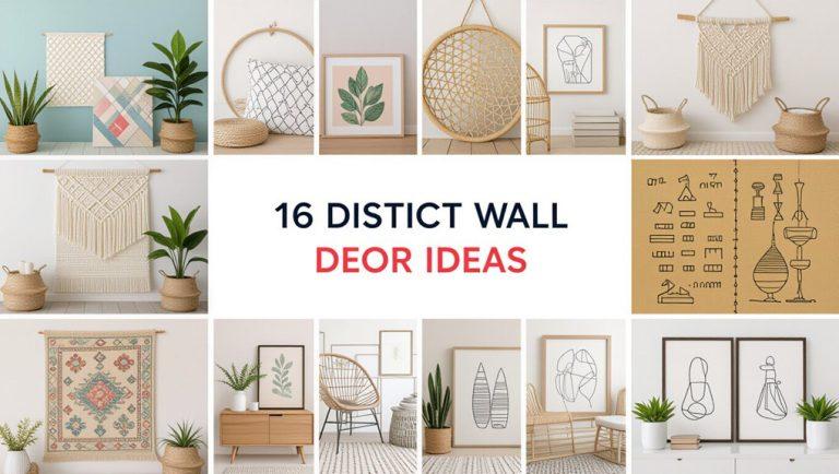 16 Home Wall Decor Ideas for Every Aesthetic