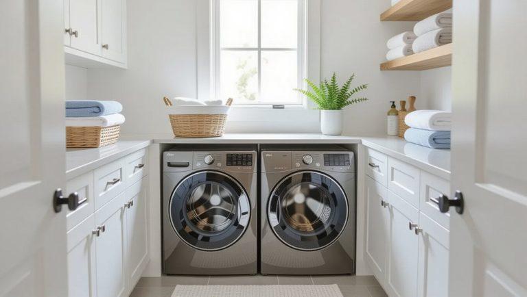 17 Narrow Laundry Room Ideas for Tight Spaces