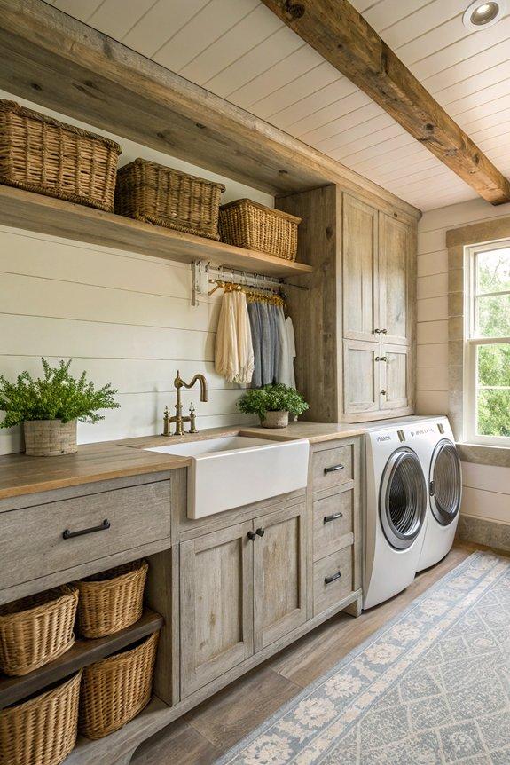 18 Farmhouse Laundry Room Ideas With Rustic Charm