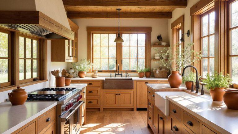 16 Earthy Kitchen Designs With Natural Wood Tones
