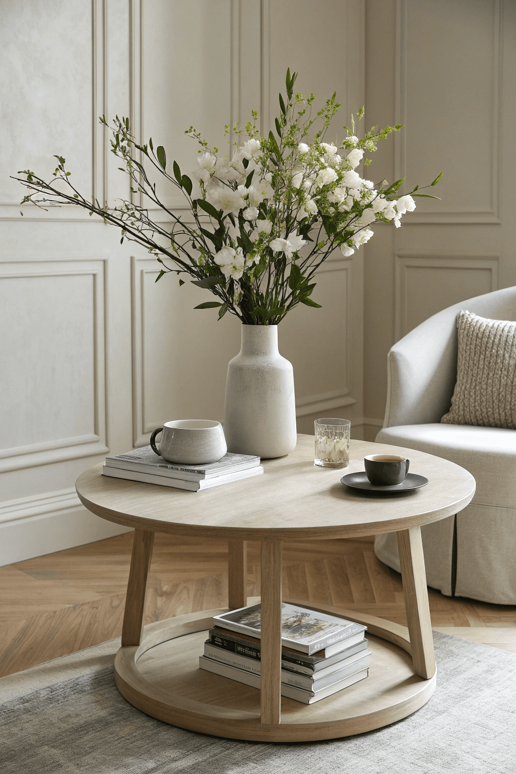 16 Round Coffee Table Decor Ideas That Impress