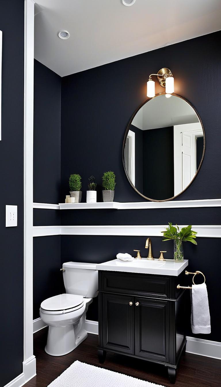 37 Bold and Beautiful Dark Bathroom Inspirations - Interiorshape | Best Interior Design Ideas At ...