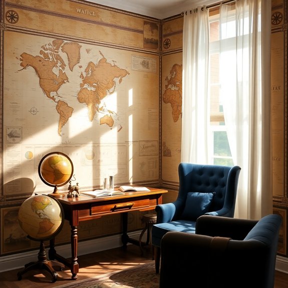 antique cartography artwork collection