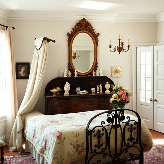 blend antique with modern