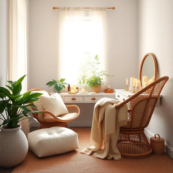 comfortable space for unwinding