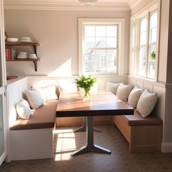 corner seating arrangement design