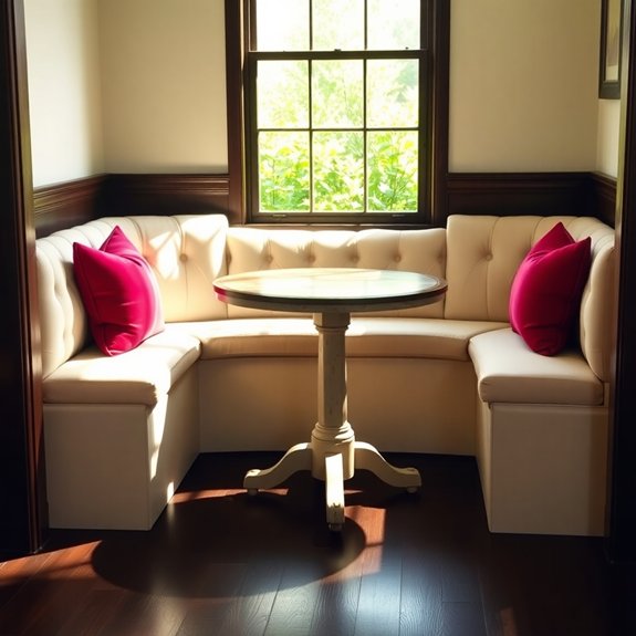 cozy dining spot together