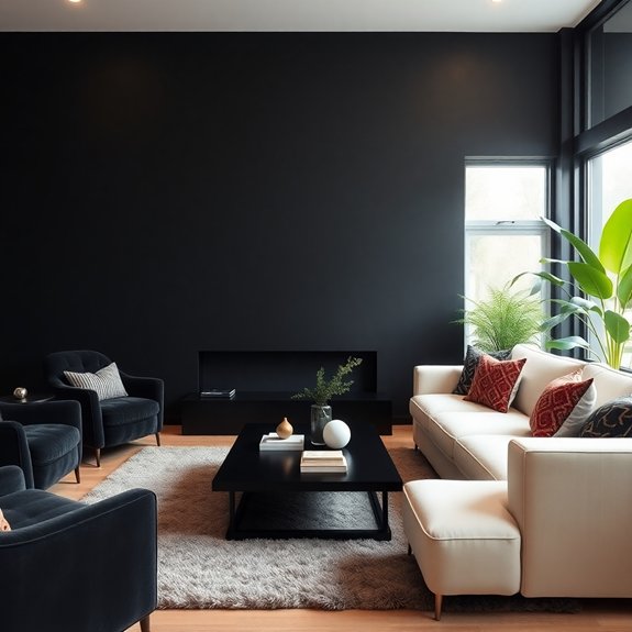 dramatic interior design feature