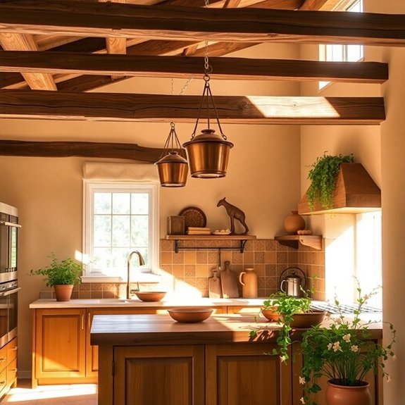 earthy warmth in decor