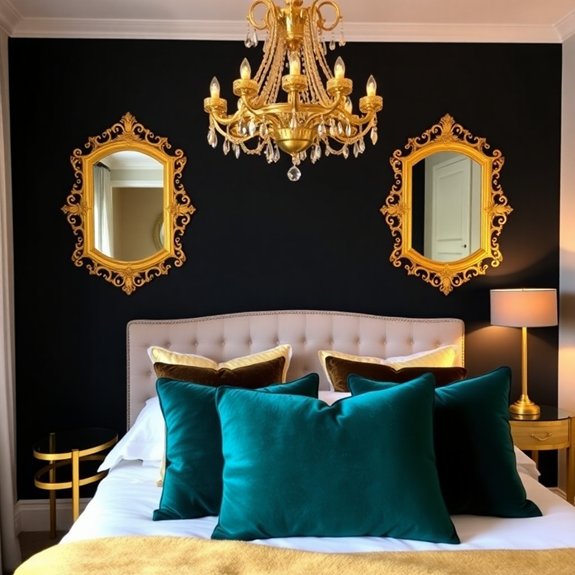 elegant golden decorative touches
