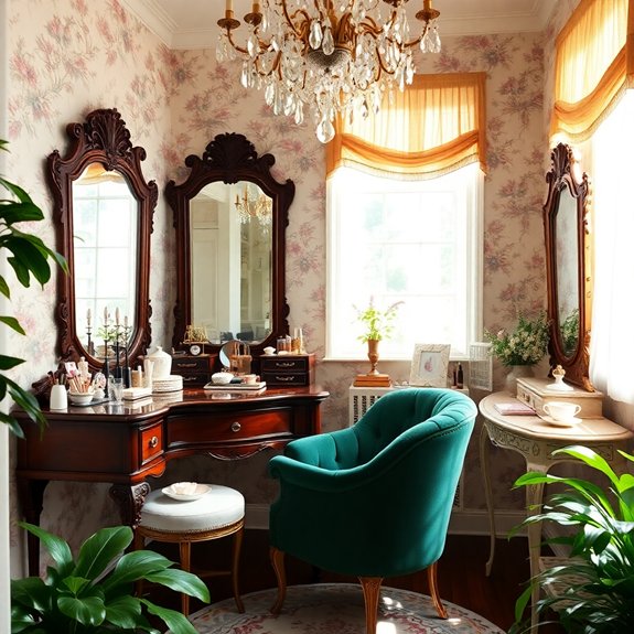 elegant retro style aesthetic