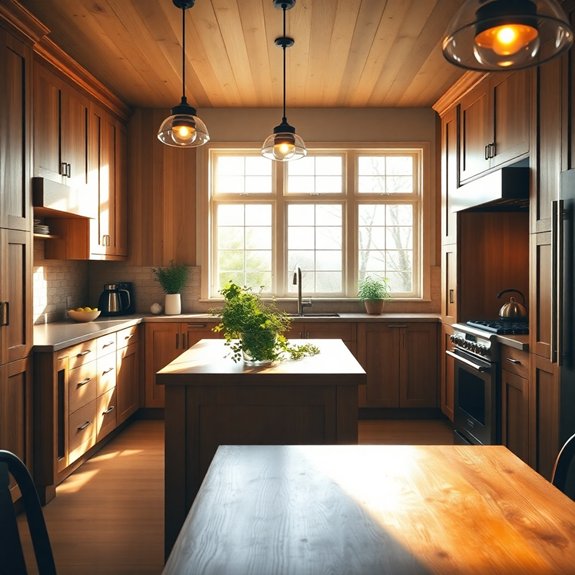 elegant white oak illumination