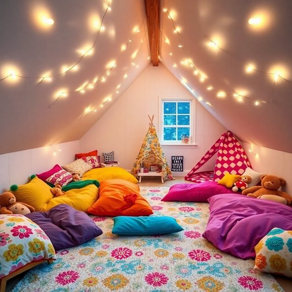 fun filled kids sleepover area