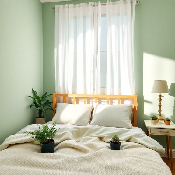 gentle pastel wall covering
