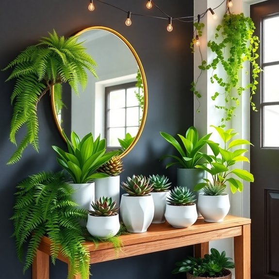indoor greenery home accent
