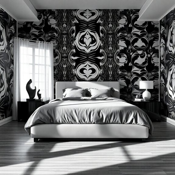 monochrome artistic print collection