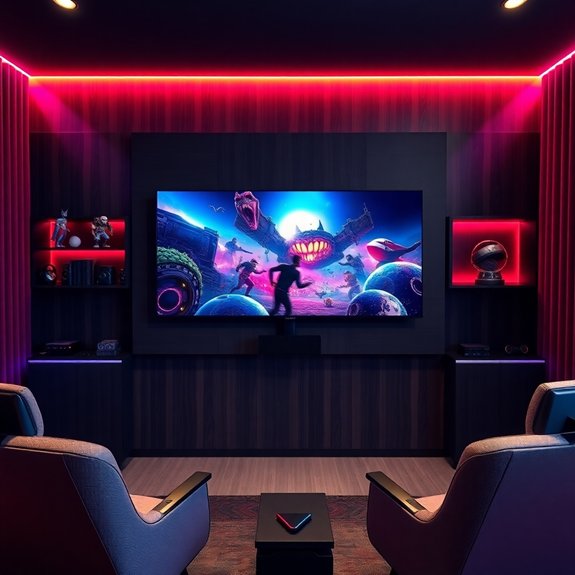 mounted screen installations