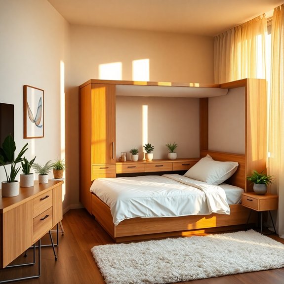 optimize bedroom space efficiently