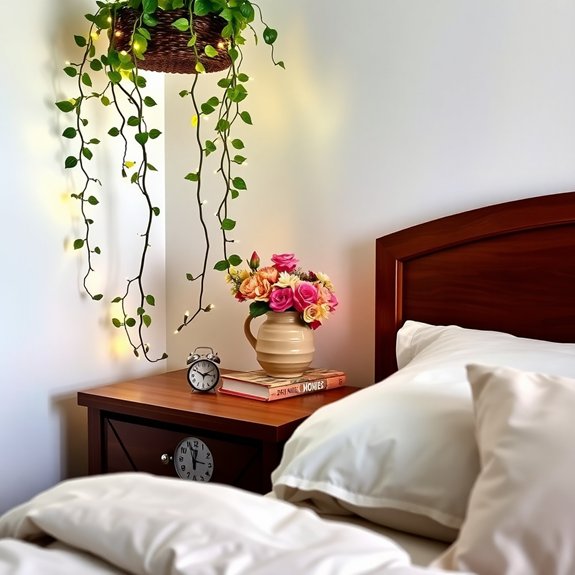 organized nightstand decor ideas