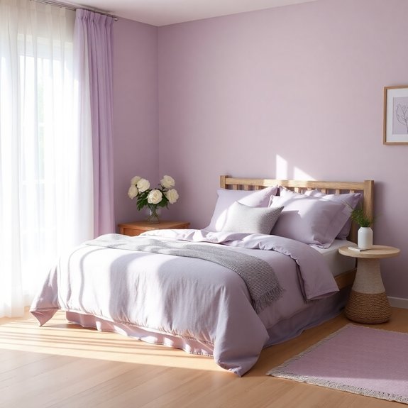 peaceful purple serenity