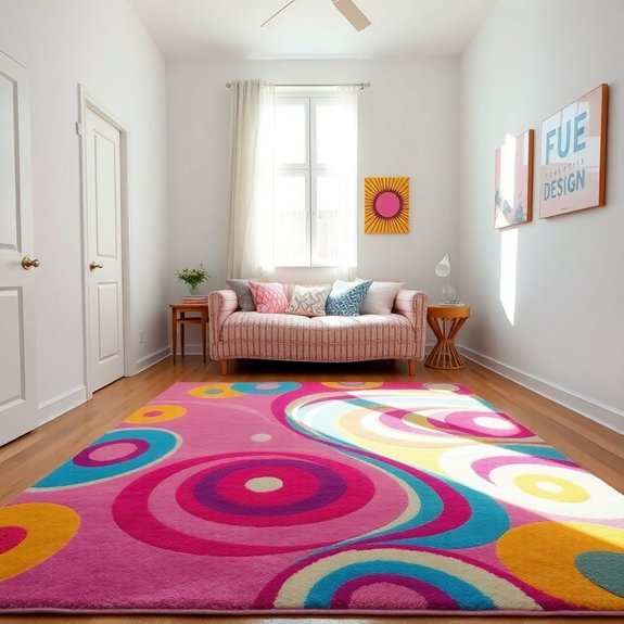 playful and artistic carpets