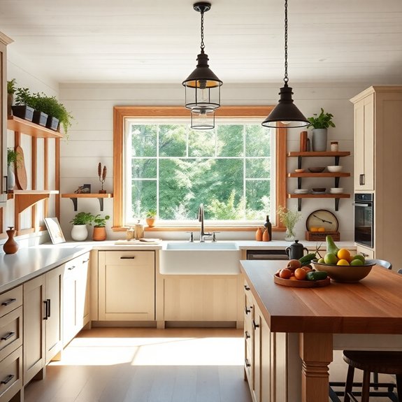 rustic white oak designs