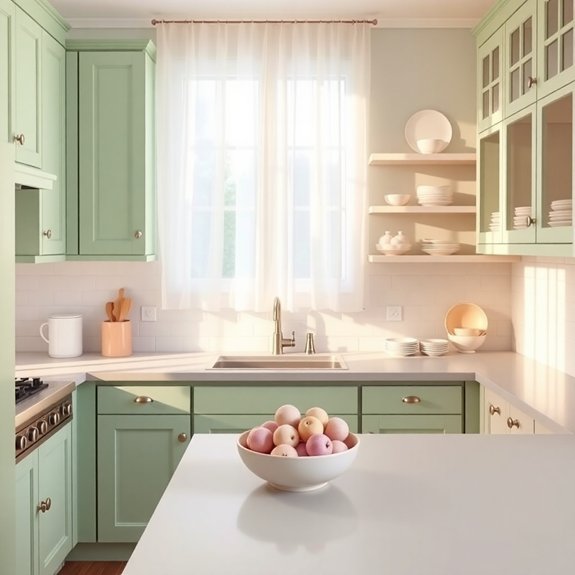 serene soft color combinations