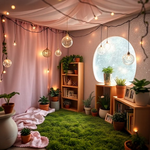 shimmering decorative accents