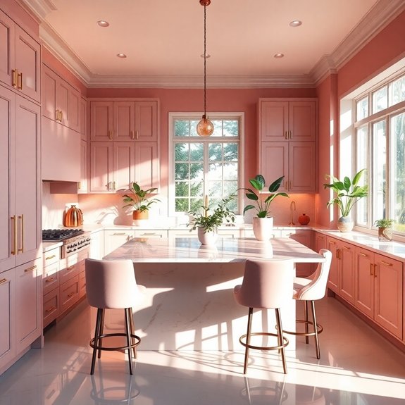soft pinkish brown hue
