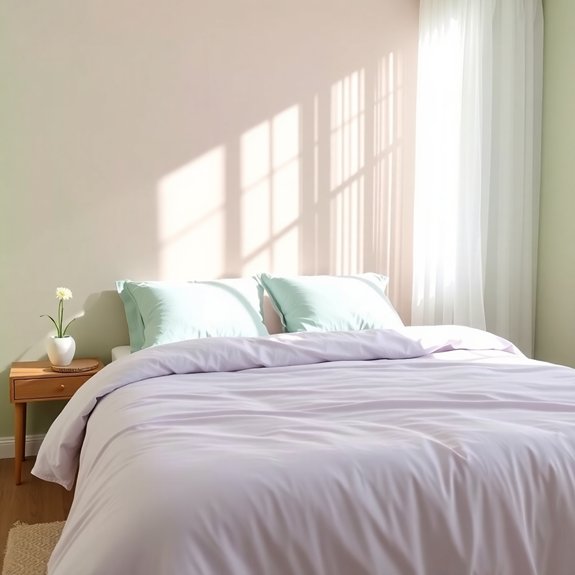 soothing gentle color palette