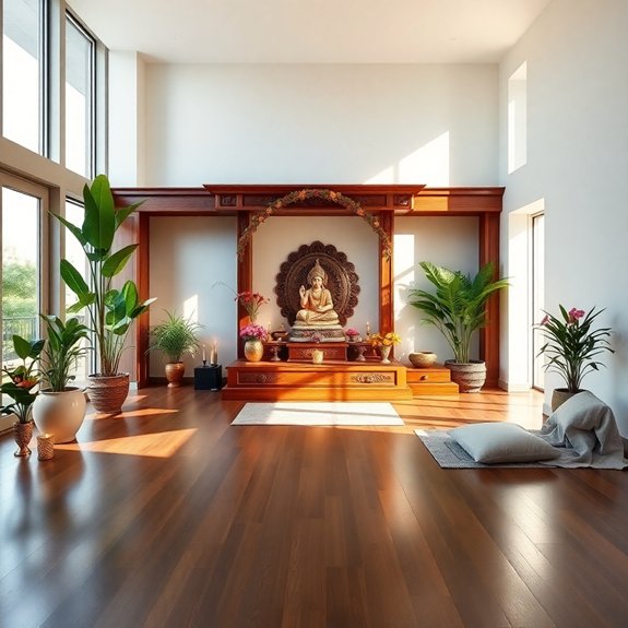 spacious prayer area design