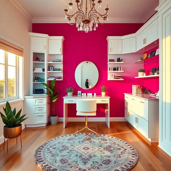 statement colorful interior design