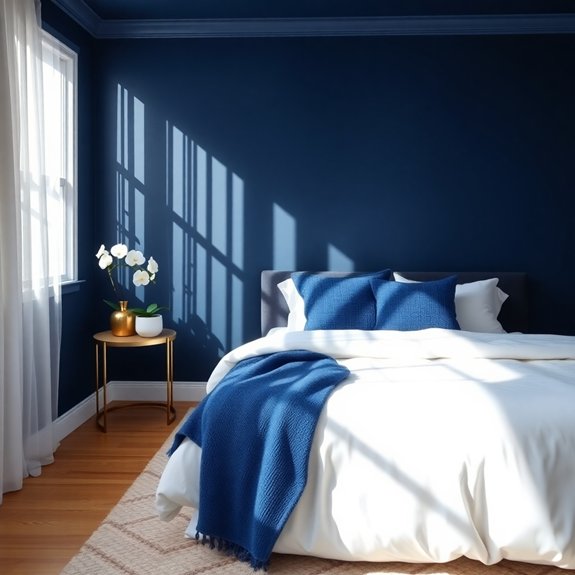 striking deep ocean hue