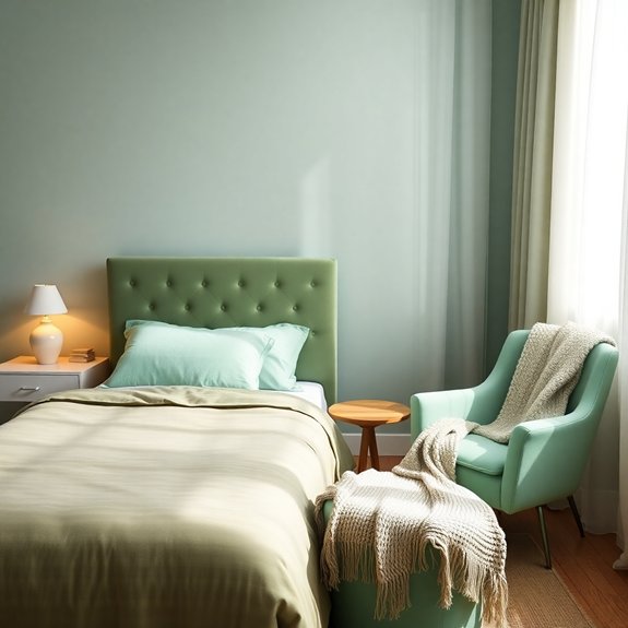stylish mint green decor