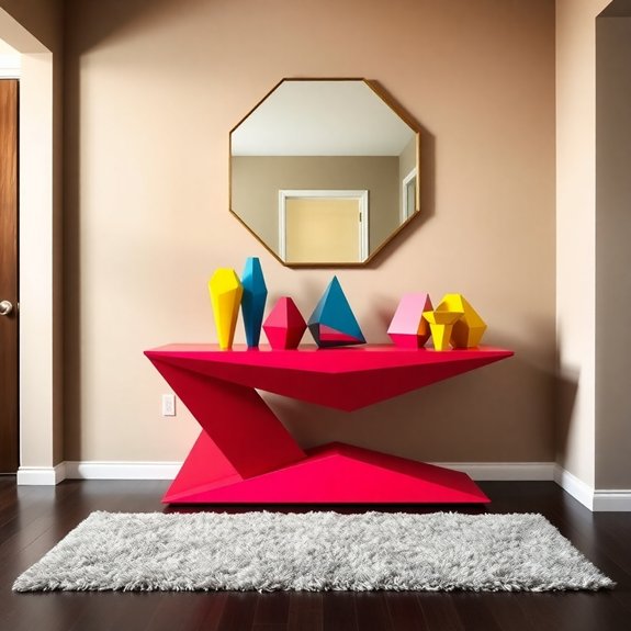 vibrant angular design elements