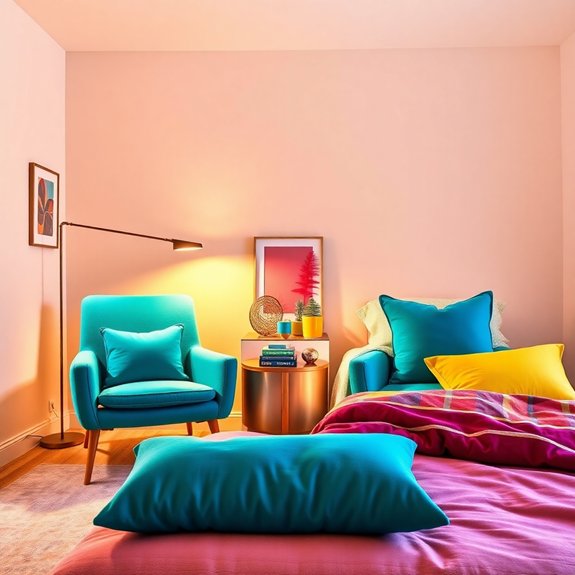 vibrant decorative seating options