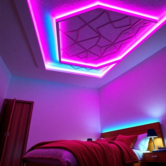 vibrant led lighting decor