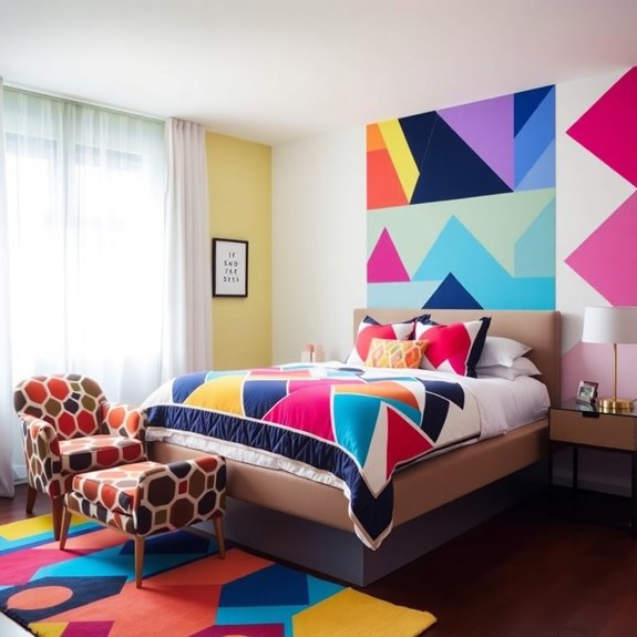vibrant shapes and designs