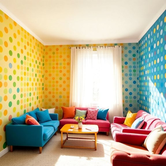 whimsical dot pattern