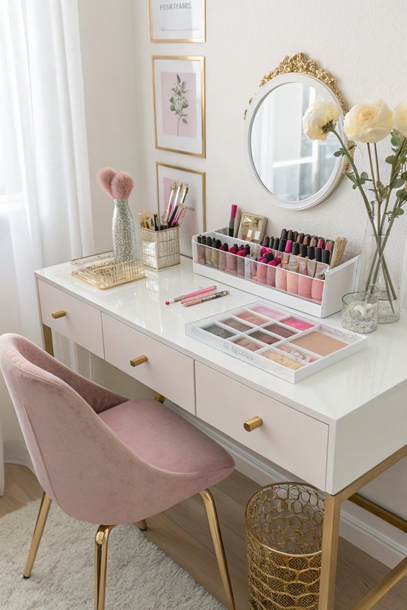 affordable and stylish makeup organization
