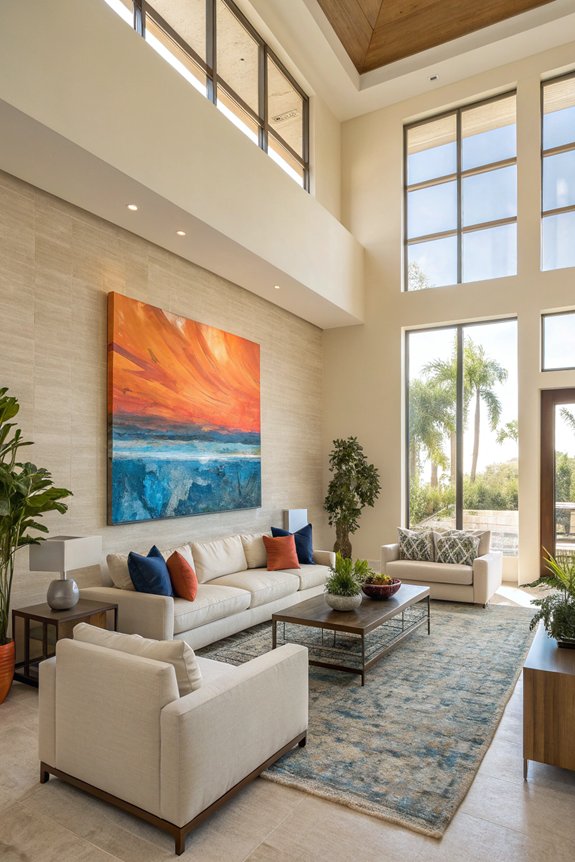 artwork as focal point