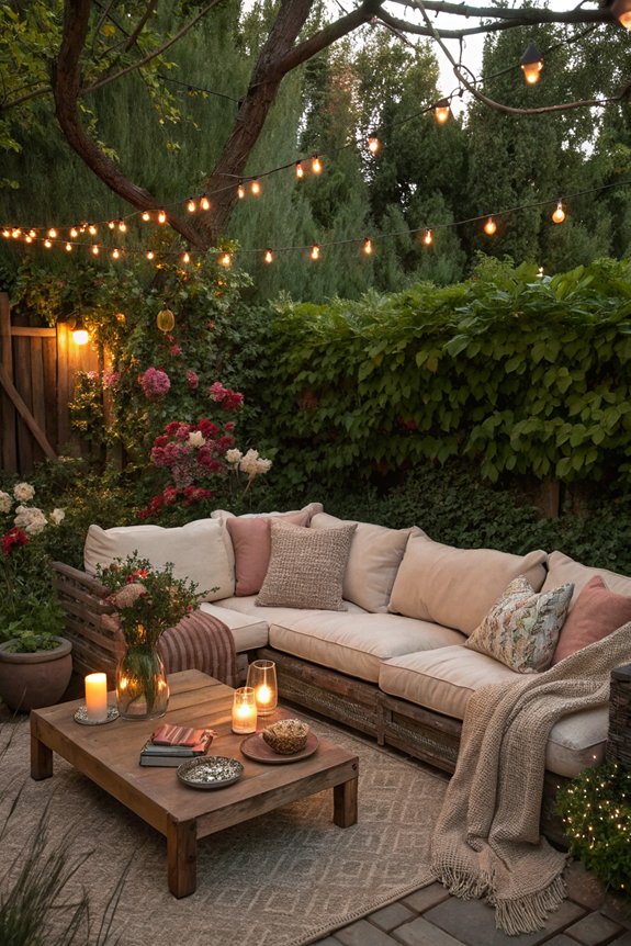 backyard relaxation and entertaining