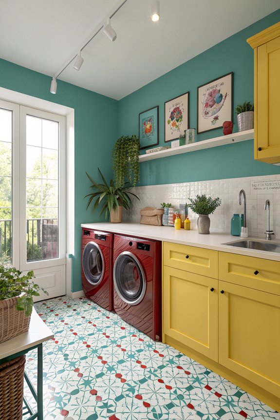 bright bold laundry colors