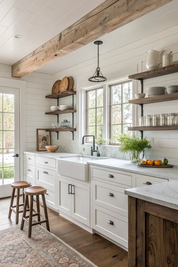 bright modern farmhouse aesthetic