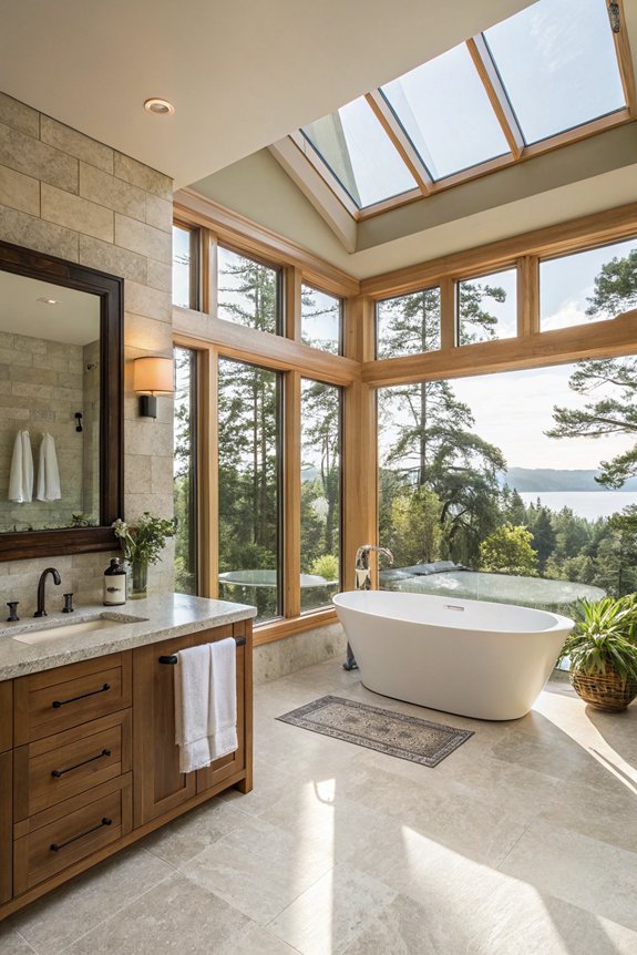 brighten with large windows