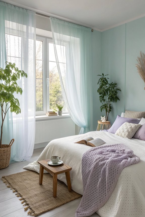 calming color palette options