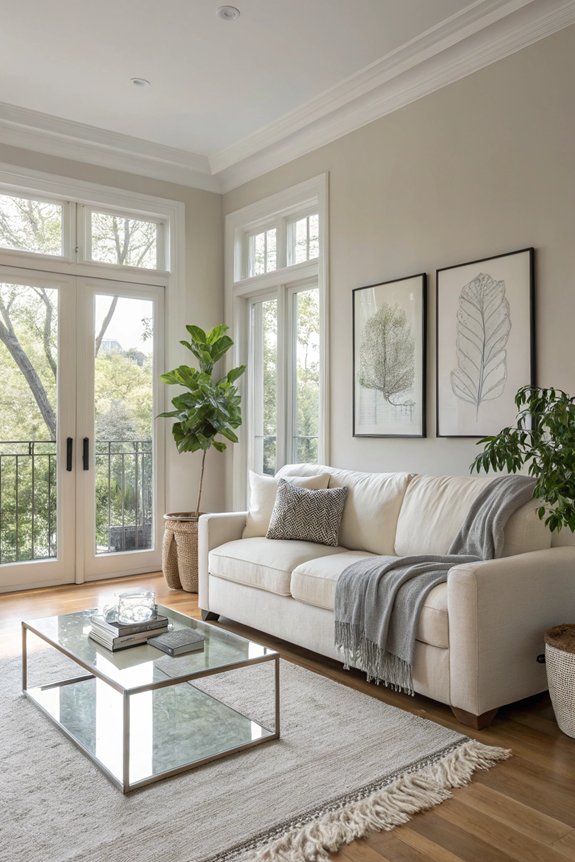 chic minimalist serene retreat